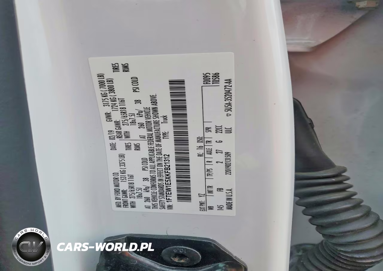 2019 Ford F150 Supercrew VIN:1FTEW1E5XKFB21312 - 12