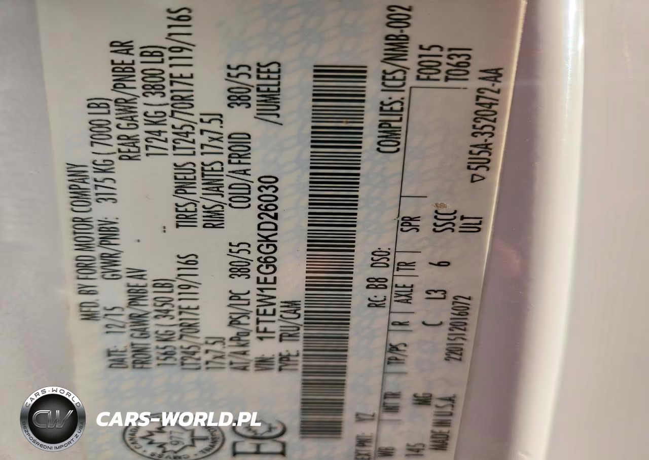 2016 Ford F150 Supercrew VIN:1FTEW1EG6GKD26030 - 12