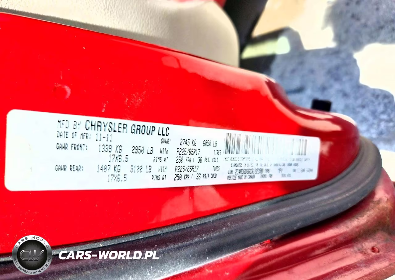 2012 Dodge Grand Caravan Crew VIN:2C4RDGDG6CR192398 - 13