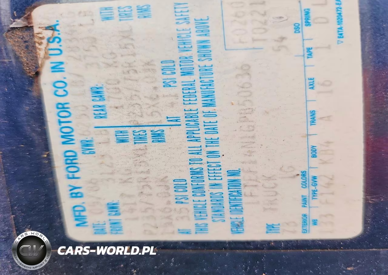 1986 Ford F150 VIN:1FTEF14N1GPB50636 - 12
