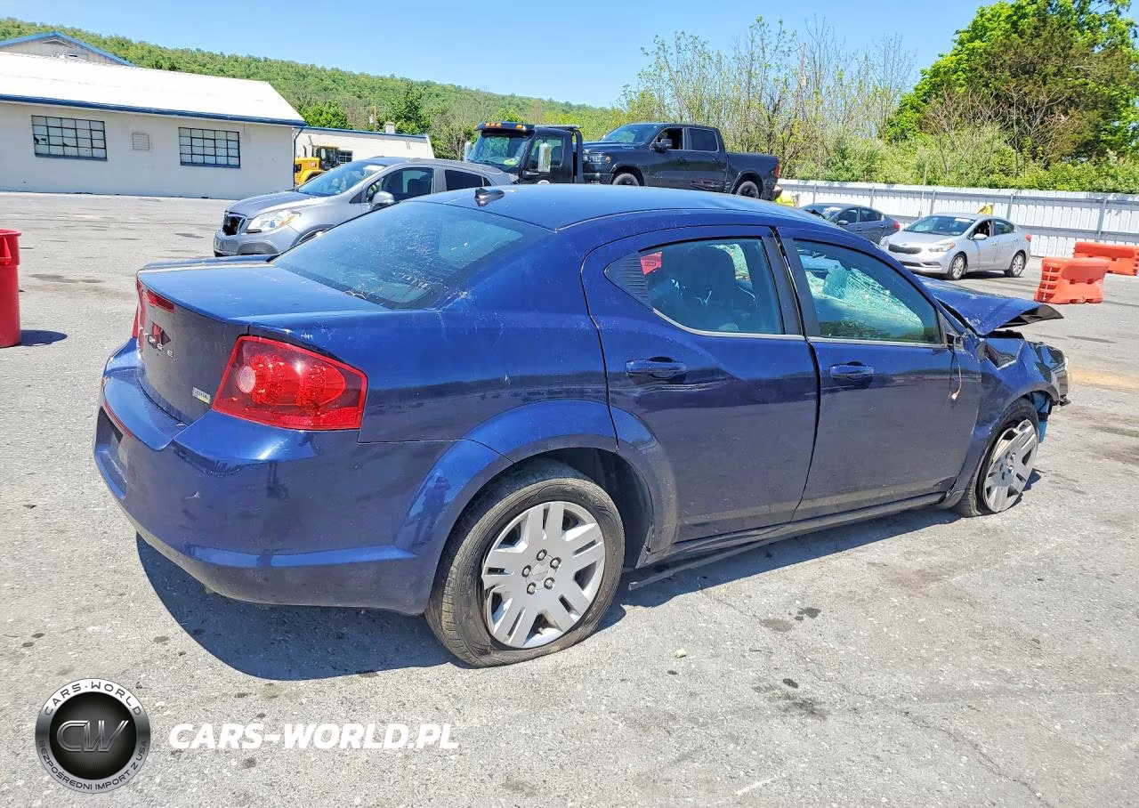 2013 Dodge Avenger Se VIN:1C3CDZAG2DN634022 - 3