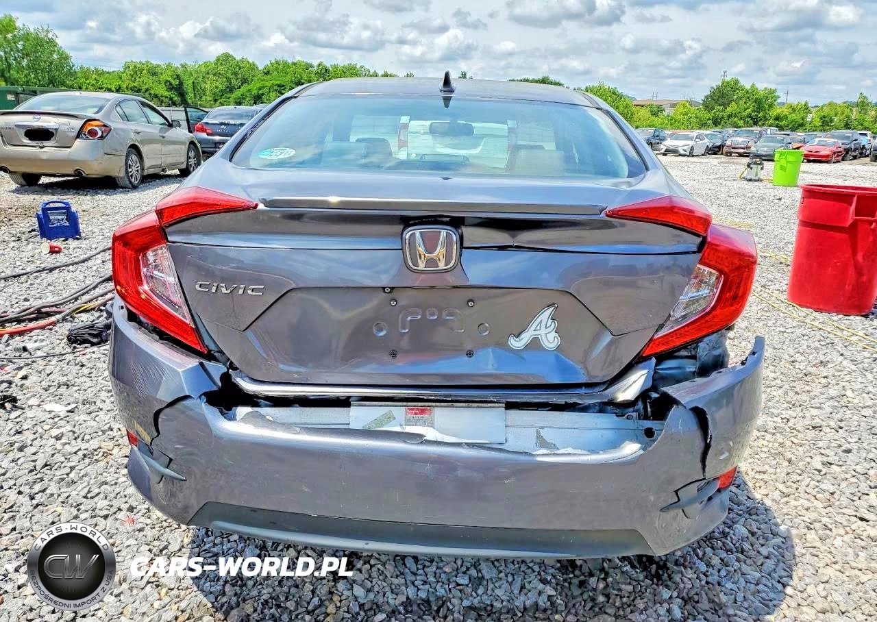 2017 Honda Civic Exl VIN:19XFC1F74HE016023 - 6