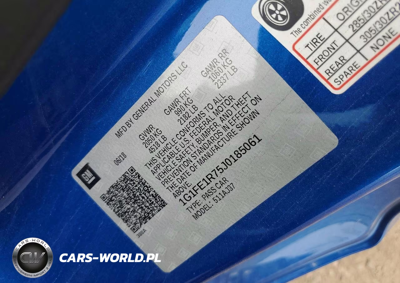 2018 Chevrolet Camaro Ss VIN:1G1FE1R75J0185061 - 12