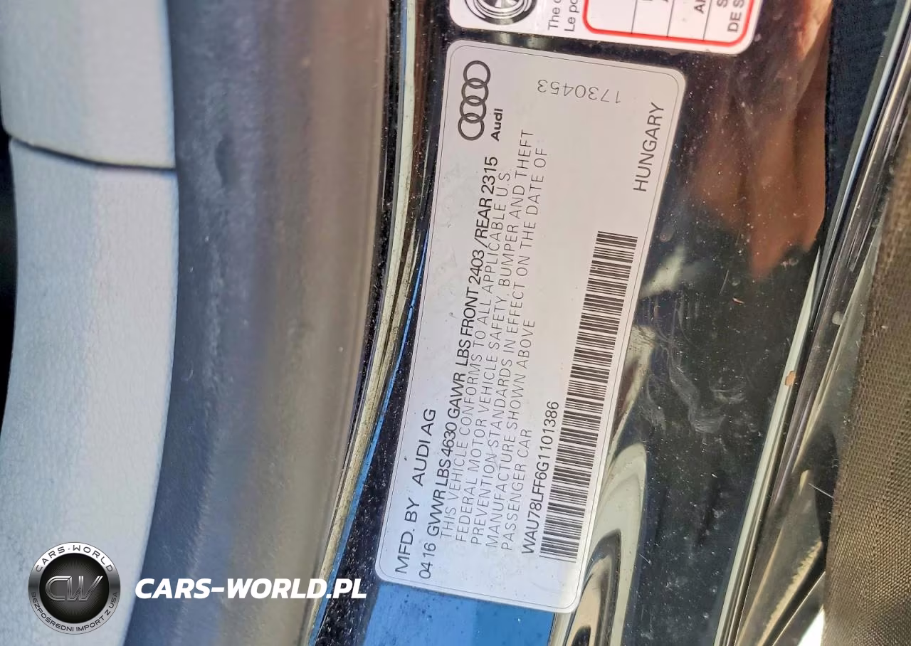 2016 Audi A3 Premium VIN:WAU78LFF6G1101386 - 12