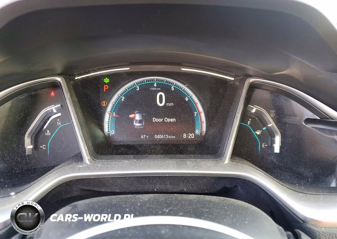 2018 Honda Civic Ex VIN:JHMFC1F35JX033107 - 9