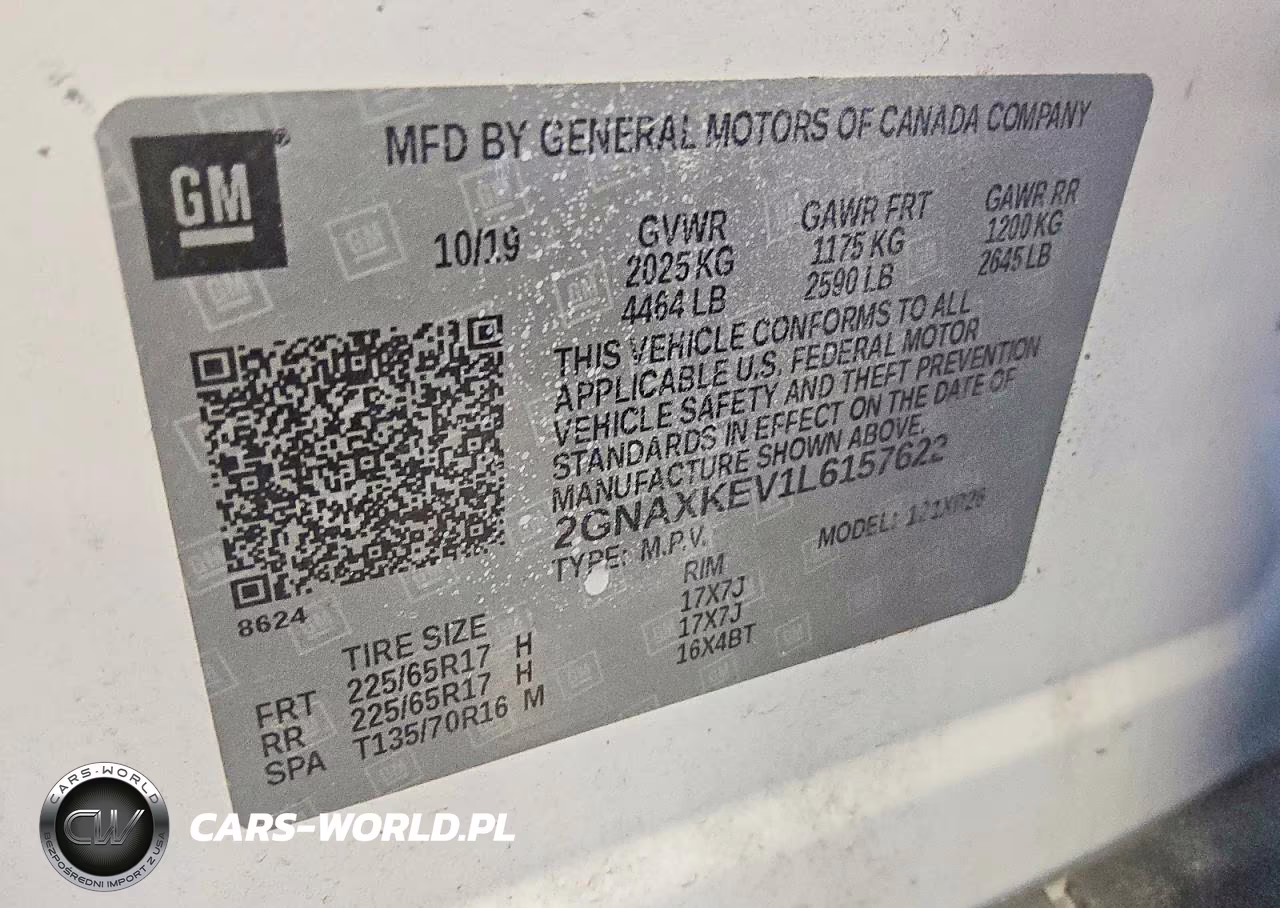 2020 Chevrolet Equinox Lt VIN:2GNAXKEV1L6157622 - 13