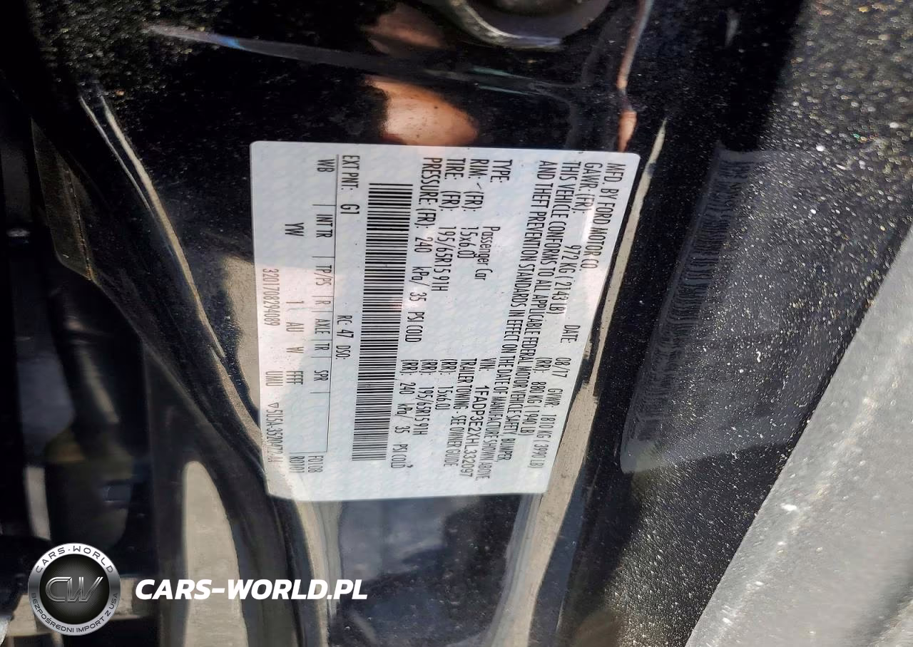 2017 Ford Focus S VIN:1FADP3E2XHL332097 - 12