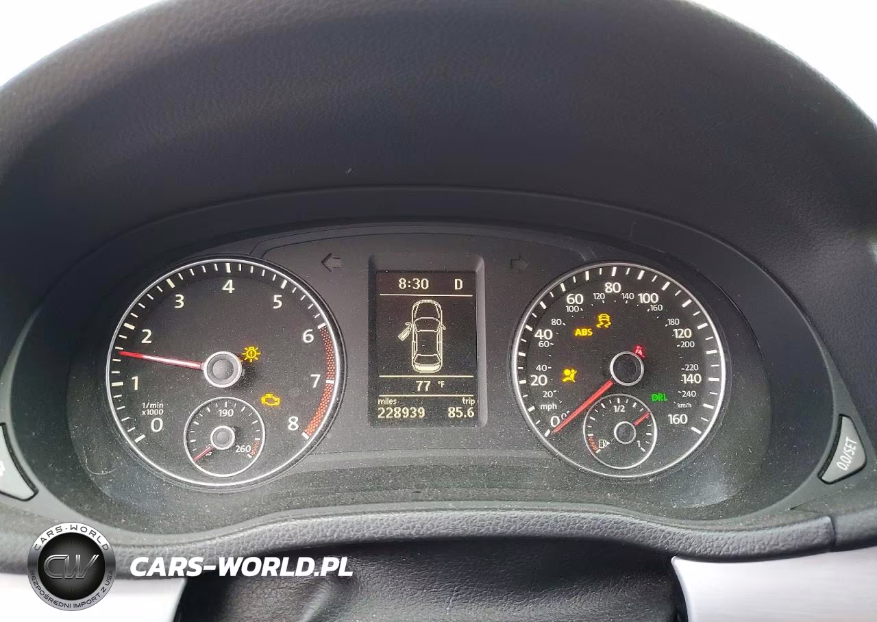 2012 Volkswagen Passat Se VIN:1VWBP7A31CC103286 - 9