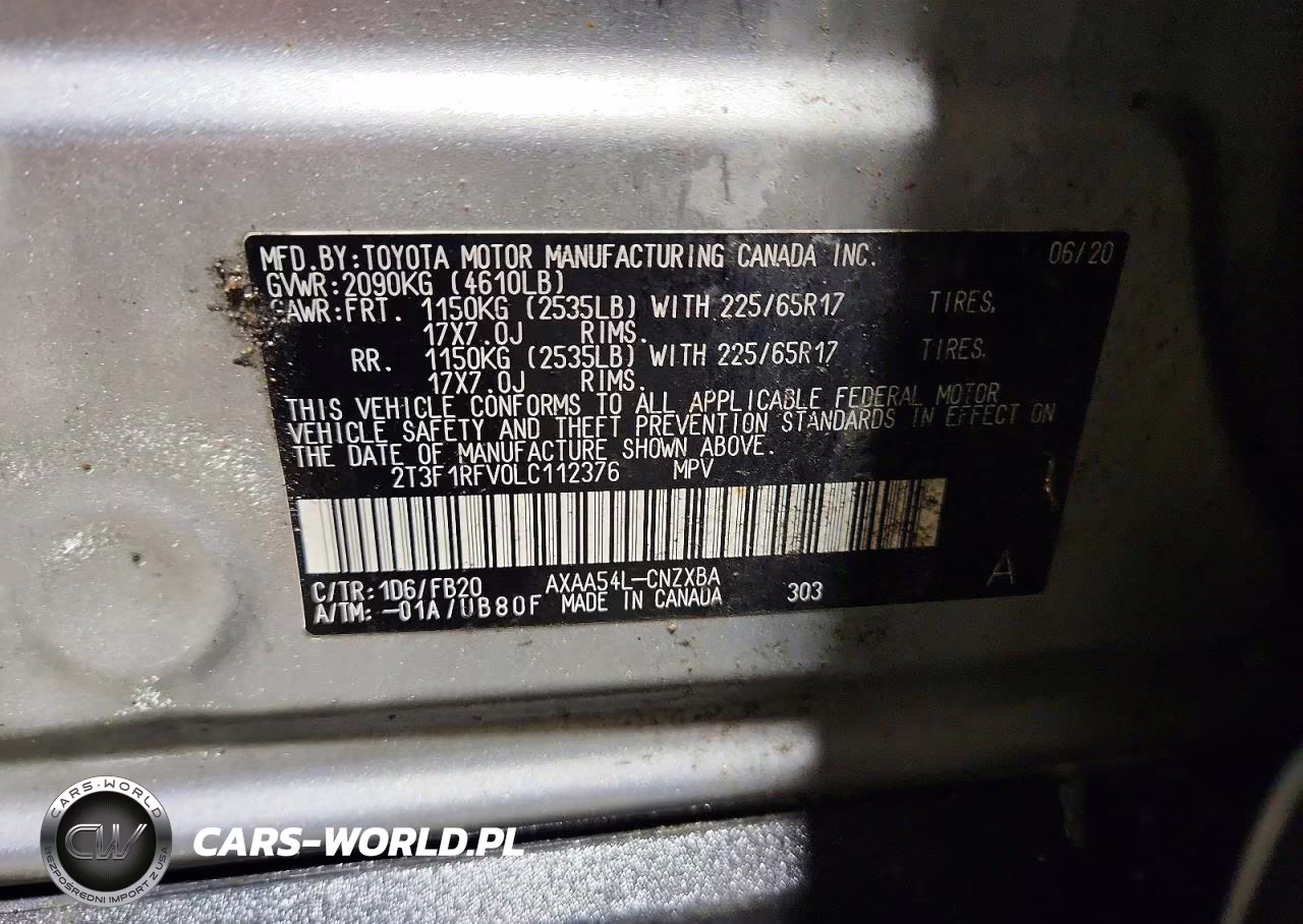 2020 Toyota Rav4 Le VIN:2T3F1RFV0LC112376 - 13