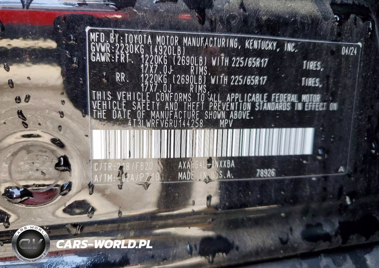 2024 Toyota Rav4 Le VIN:4T3LWRFV6RU144258 - 13