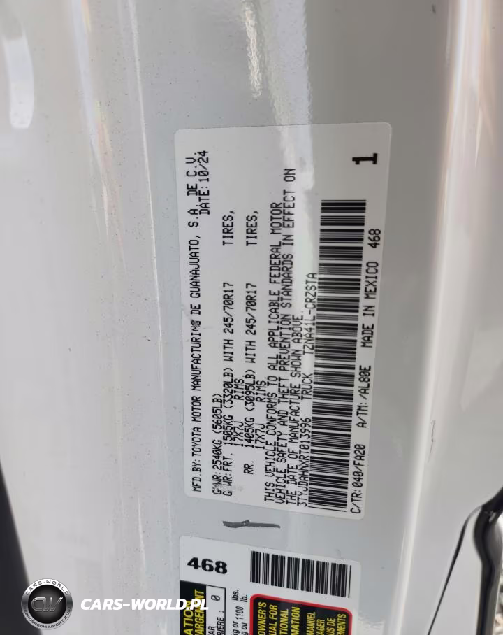 2024 Toyota Tacoma Sr VIN:3TYJDAHNXRT013996 - 12