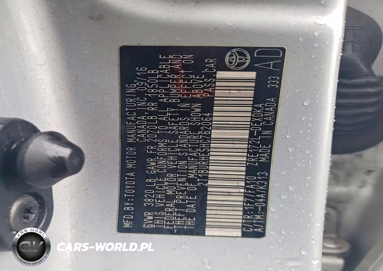 2017 Toyota Corolla L VIN:2T1BURHE5HC762064 - 12