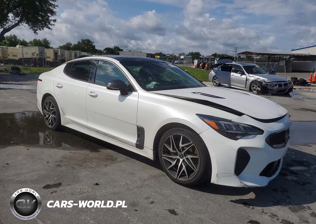 2023 Kia Stinger Gt Line VIN:KNAE35LD8P6132680 - 4