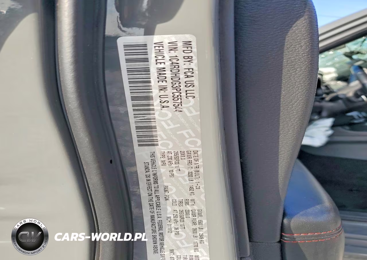 2023 Dodge Durango Gt VIN:1C4RDHDG3PC557544 - 14