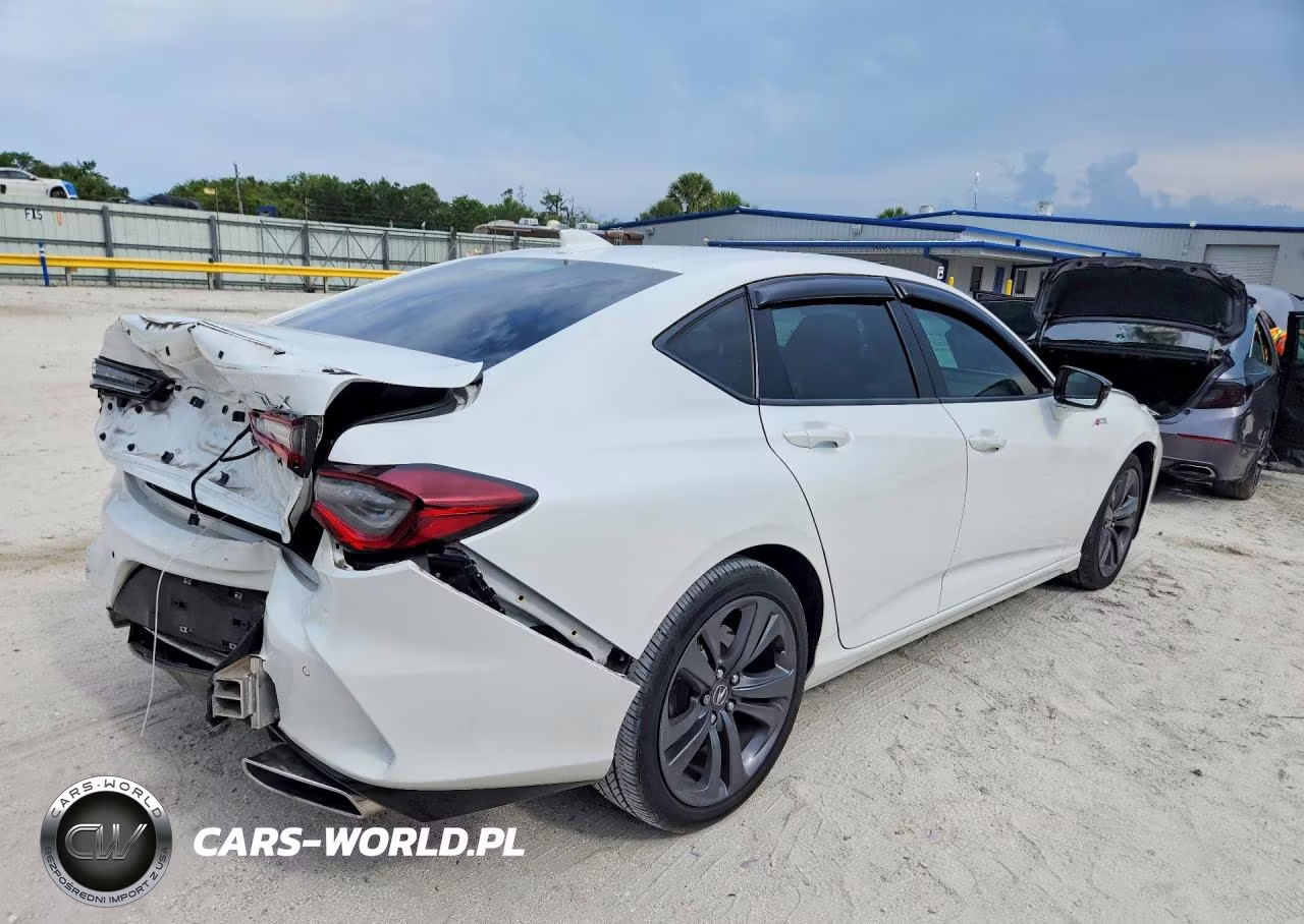 2022 Acura Tlx Tech A VIN:19UUB5F51NA002015 - 3