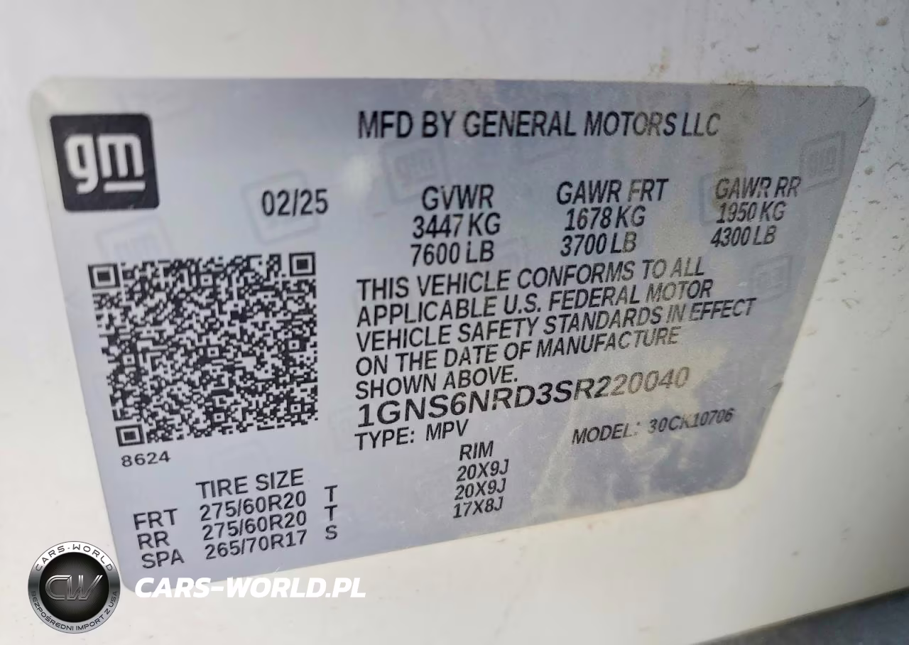 2025 Chevrolet Tahoe K1500 Lt VIN:1GNS6NRD3SR220040 - 13