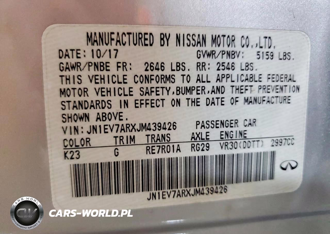 2018 Infiniti Q50 3.0T Luxe VIN:JN1EV7ARXJM439426 - 13