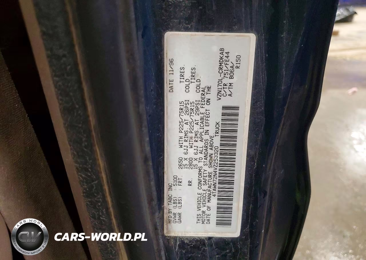 1997 Toyota Tacoma Xtracab VIN:4TAWN72N4VZ253320 - 13