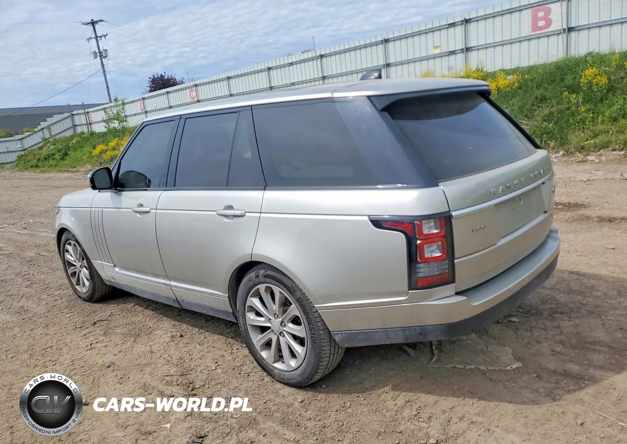 2017 Land Rover Range Rover Hse VIN:SALGS2FV2HA357461 - 2