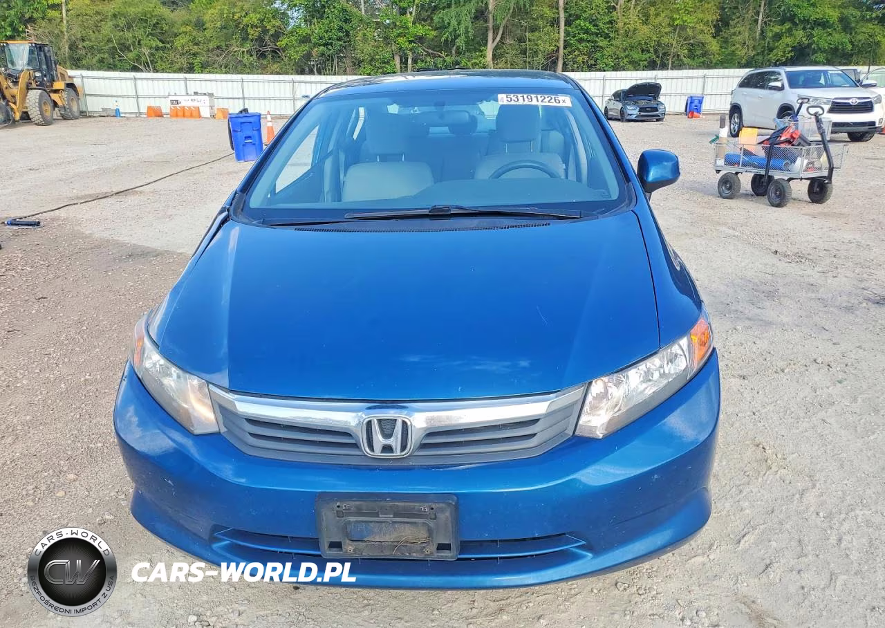 2012 Honda Civic Lx VIN:19XFB2F54CE081521 - 5