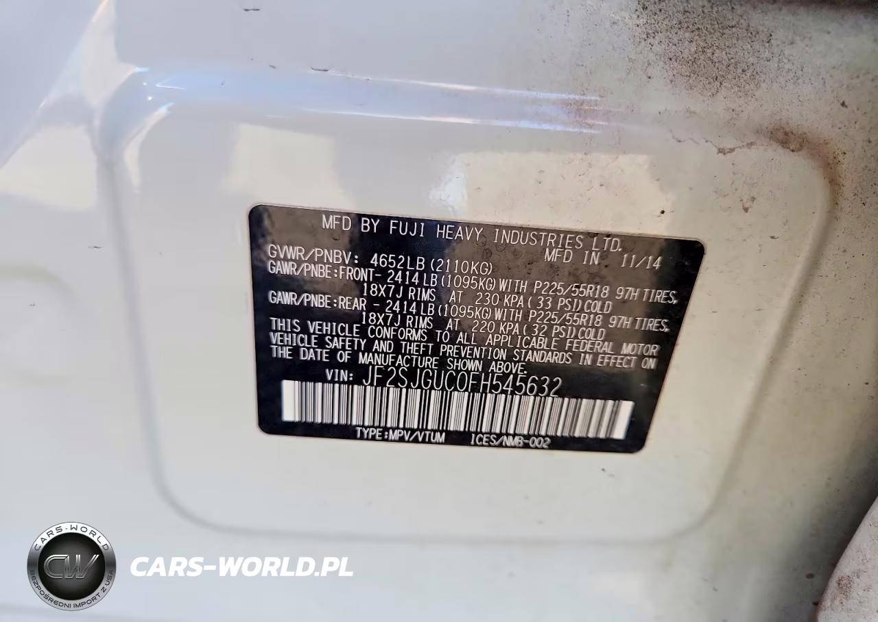 2015 Subaru Forester 2.0Xt Touring VIN:JF2SJGUC0FH545632 - 13