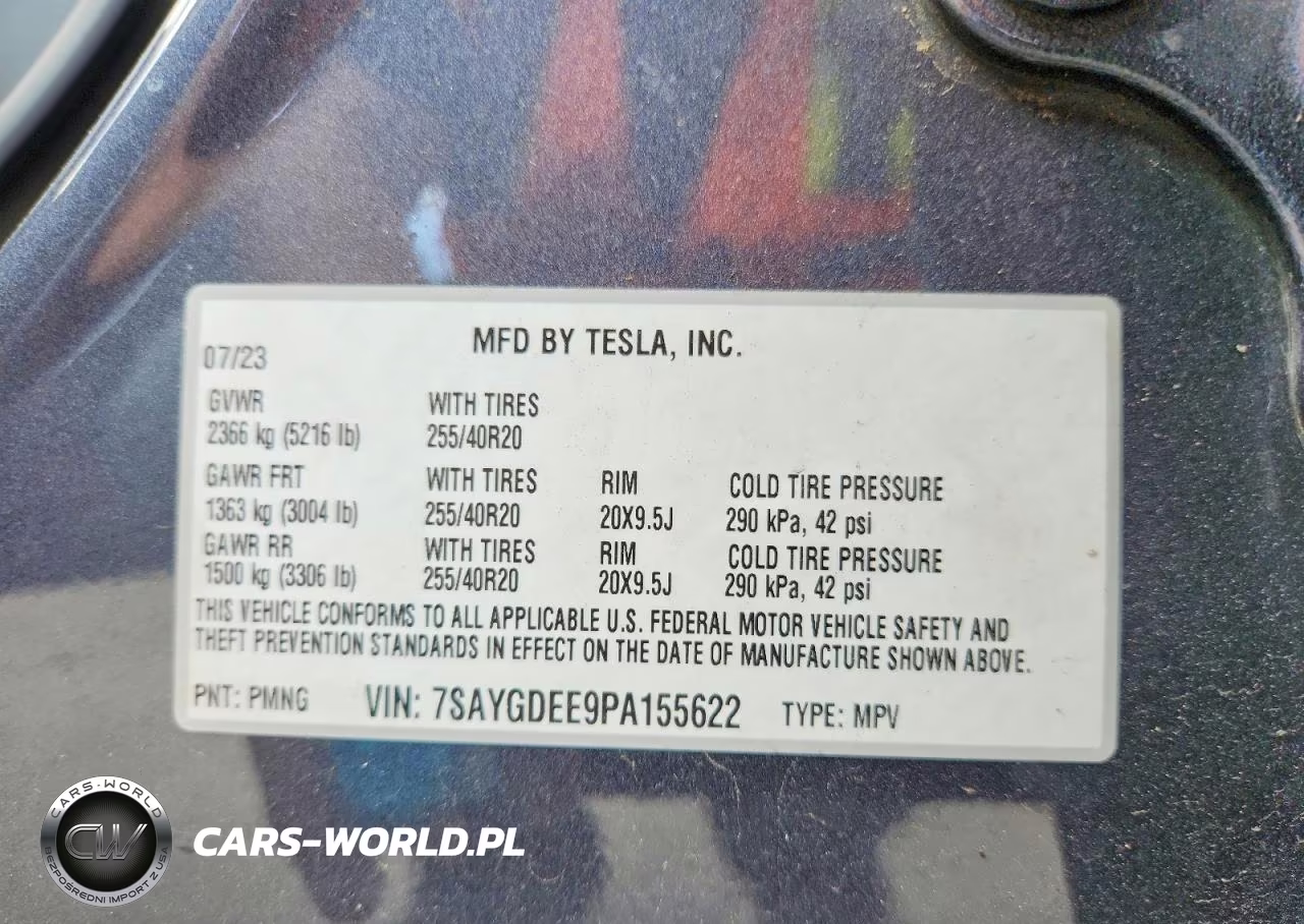 2023 Tesla Model Y VIN:7SAYGDEE9PA155622 - 12