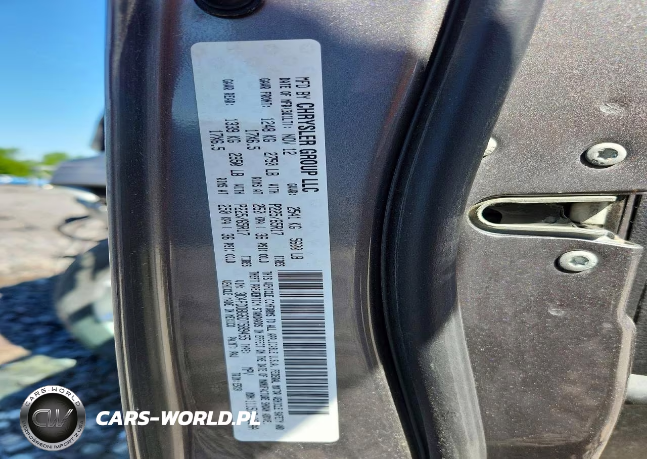 2013 Dodge Journey Sxt VIN:3C4PDDBG6DT589455 - 12