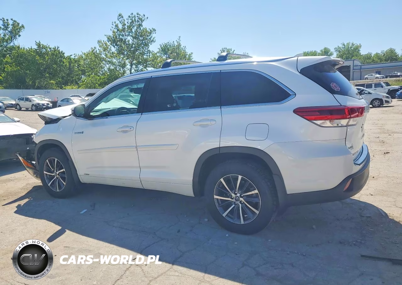 2018 Toyota Highlander Hybrid Xle VIN:5TDJGRFH3JS043652 - 2