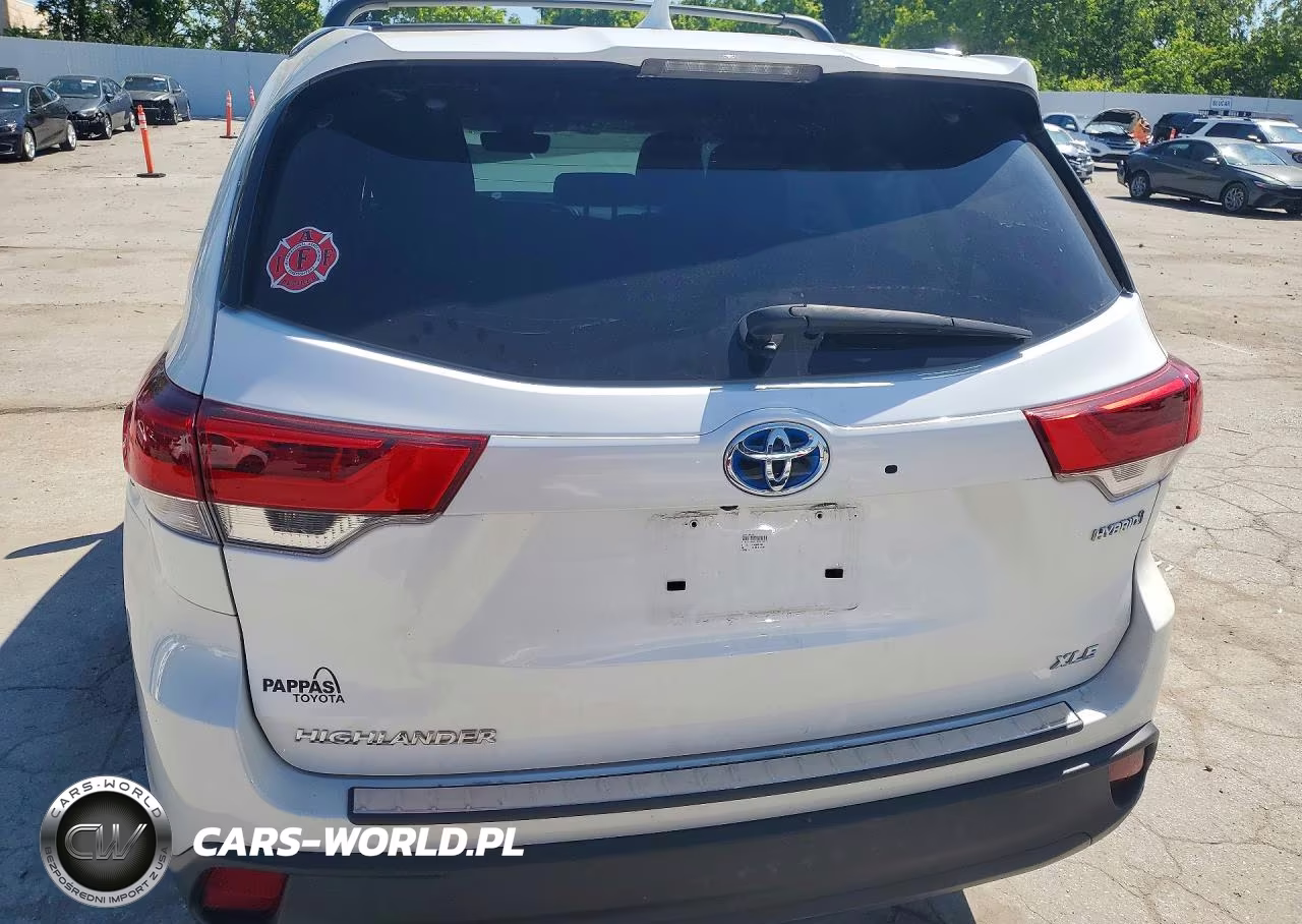 2018 Toyota Highlander Hybrid Xle VIN:5TDJGRFH3JS043652 - 6