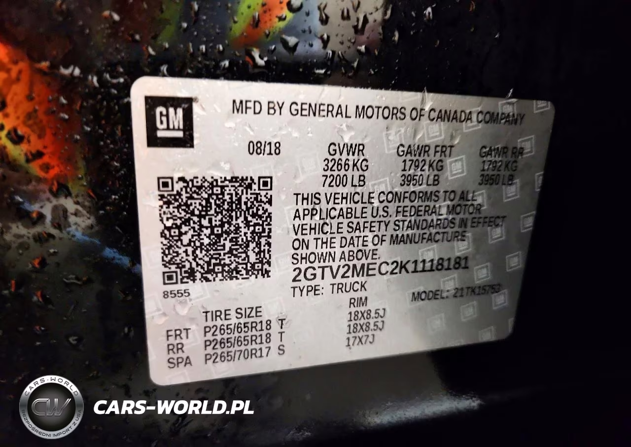2019 GMC Sierra Limited K1500 Sle VIN:2GTV2MEC2K1118181 - 12