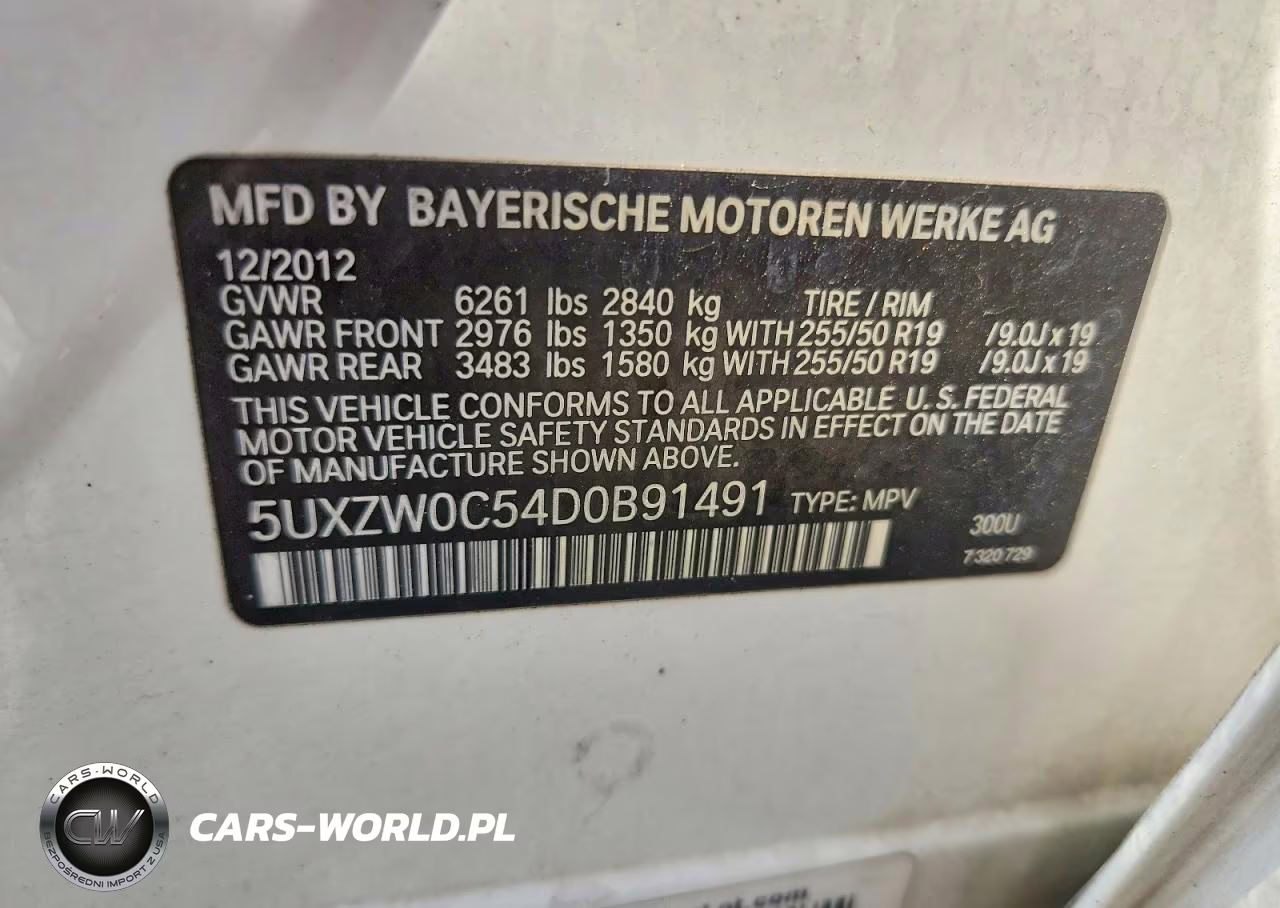 2013 BMW X5 xDrive35D VIN:5UXZW0C54D0B91491 - 12