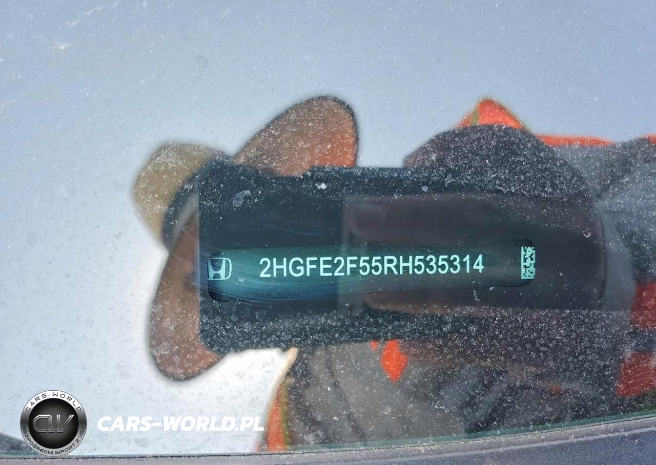 2024 Honda Civic Sport VIN:2HGFE2F55RH535314 - 12