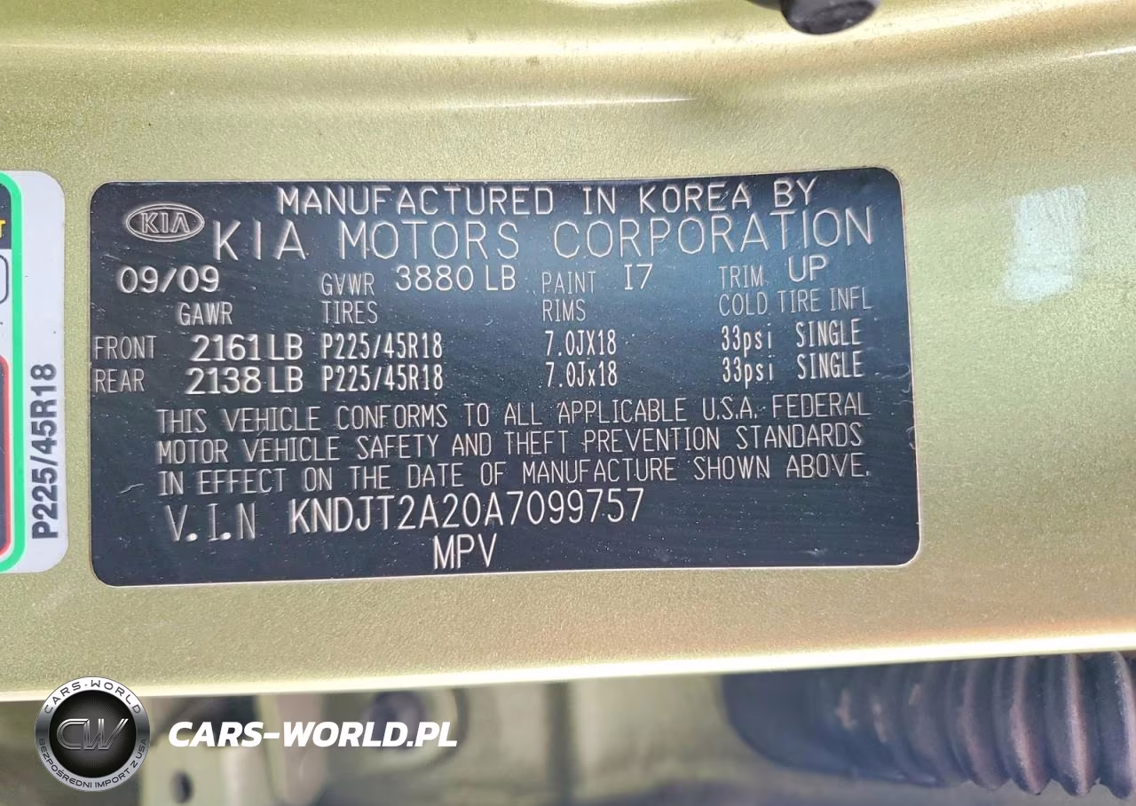 2010 Kia Soul + VIN:KNDJT2A20A7099757 - 12