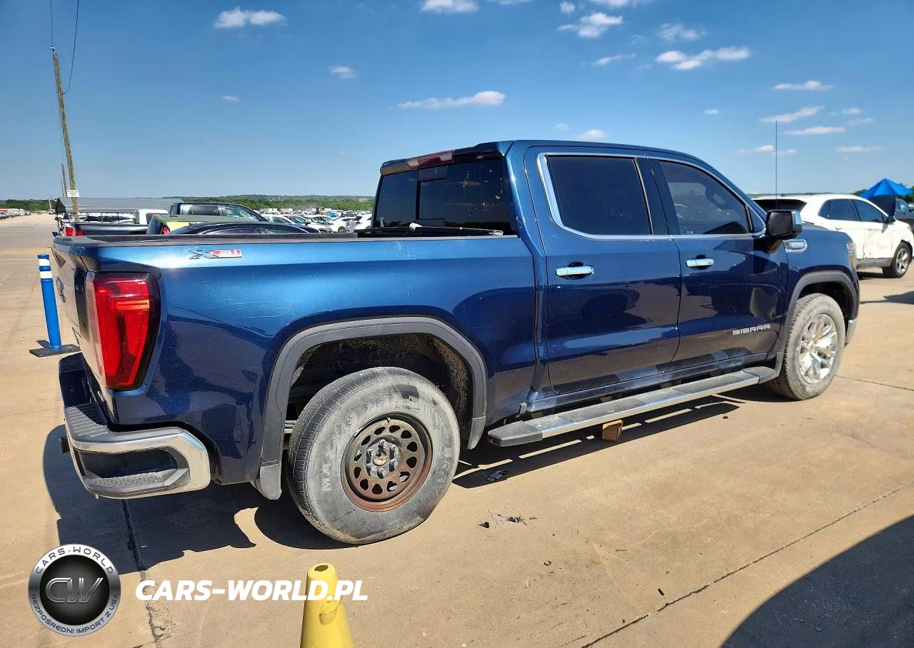 2021 GMC Sierra K1500 Slt VIN:3GTU9DET6MG211593 - 3