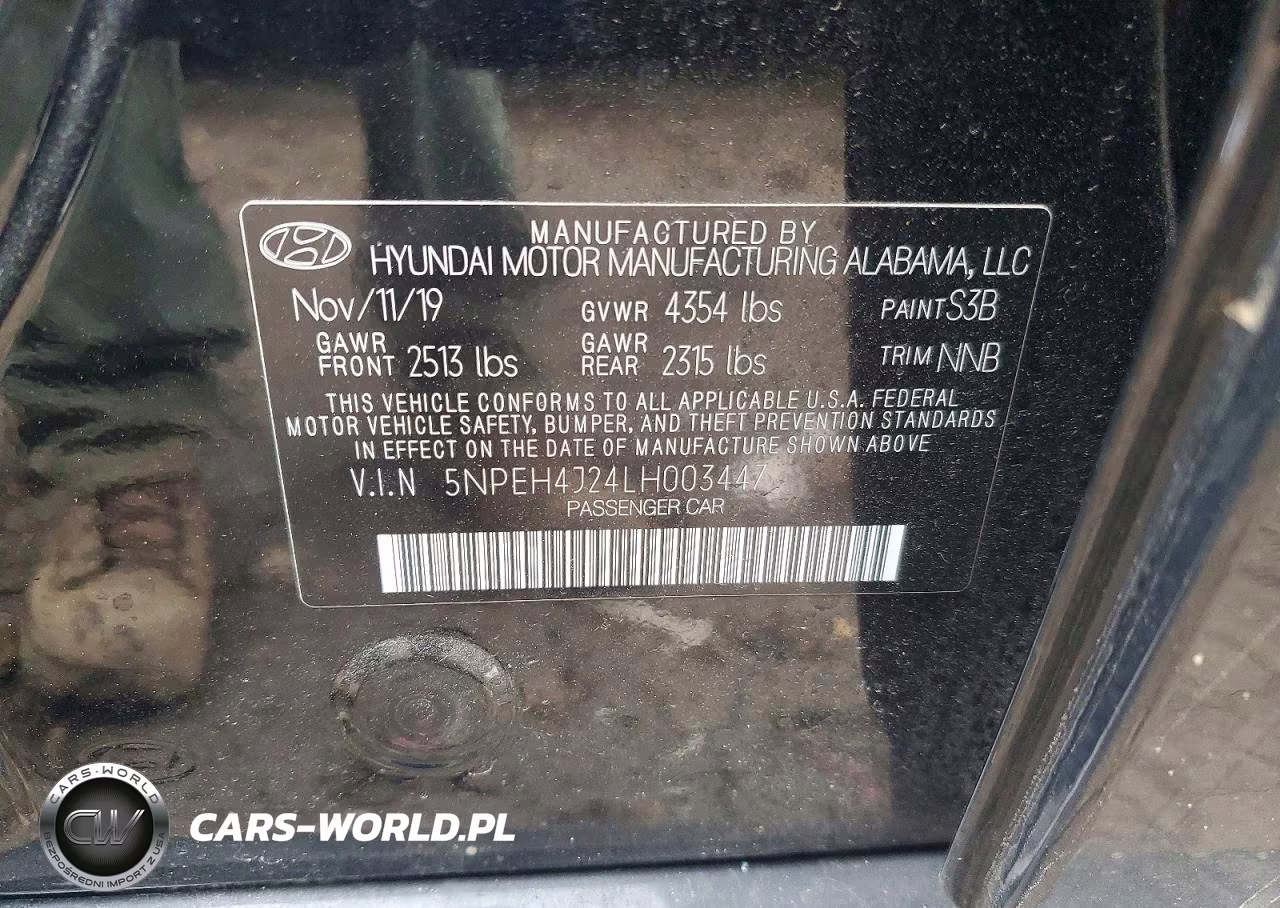 2020 Hyundai Sonata Limited VIN:5NPEH4J24LH003447 - 12