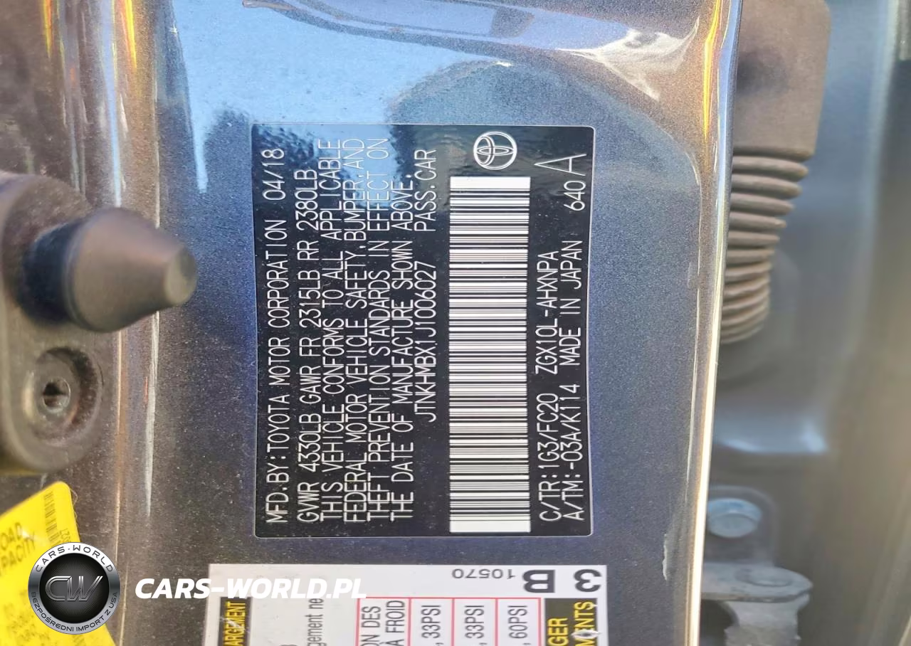 2018 Toyota C-Hr Xle VIN:JTNKHMBX1J1006027 - 13