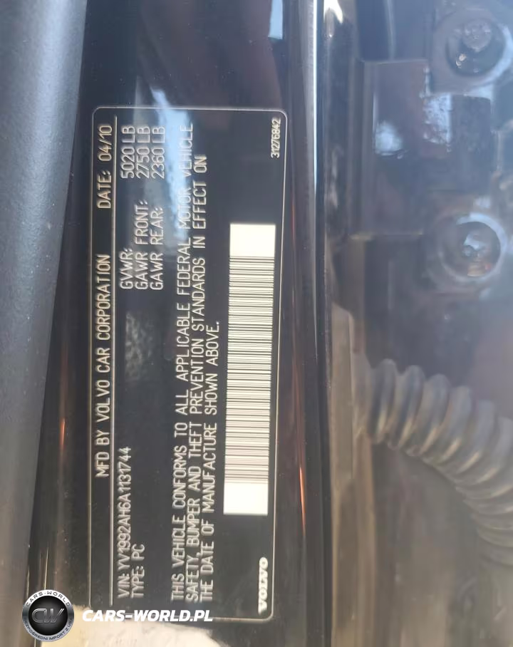2010 Volvo S80 T6 VIN:YV1992AH6A1131744 - 13