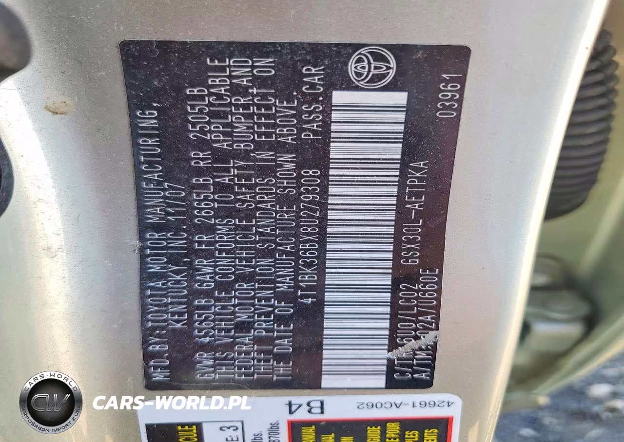 2008 Toyota Avalon Limited VIN:4T1BK36BX8U279308 - 12