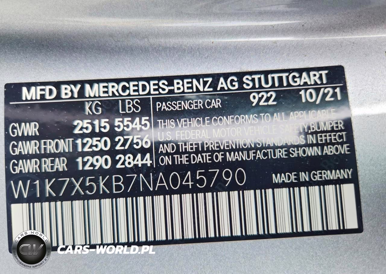 2022 Mercedes-Benz Amg Gt 43 VIN:W1K7X5KB7NA045790 - 12