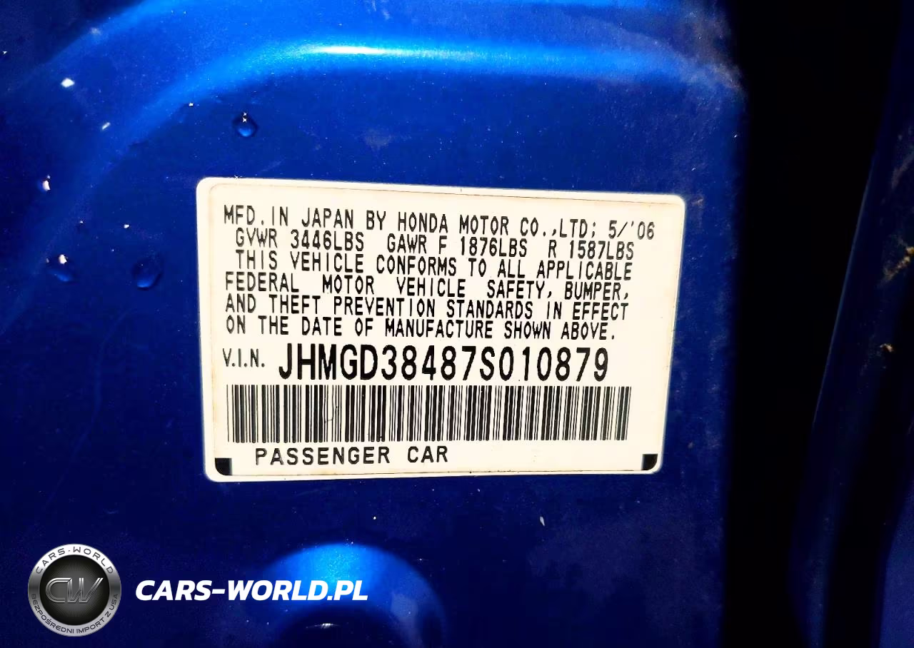 2007 Honda Fit VIN:JHMGD38487S010879 - 12