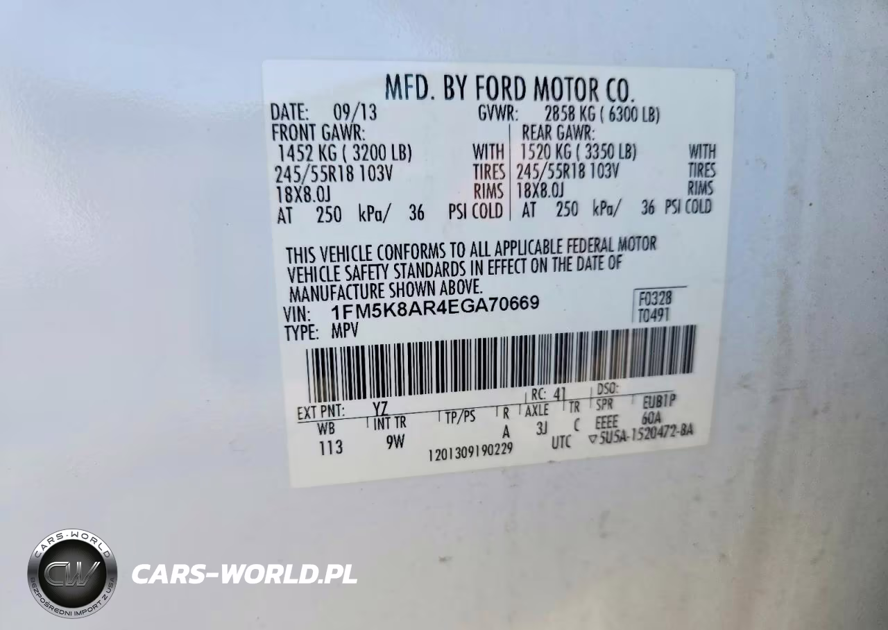 2014 Ford Explorer VIN:1FM5K8AR4EGA70669 - 13