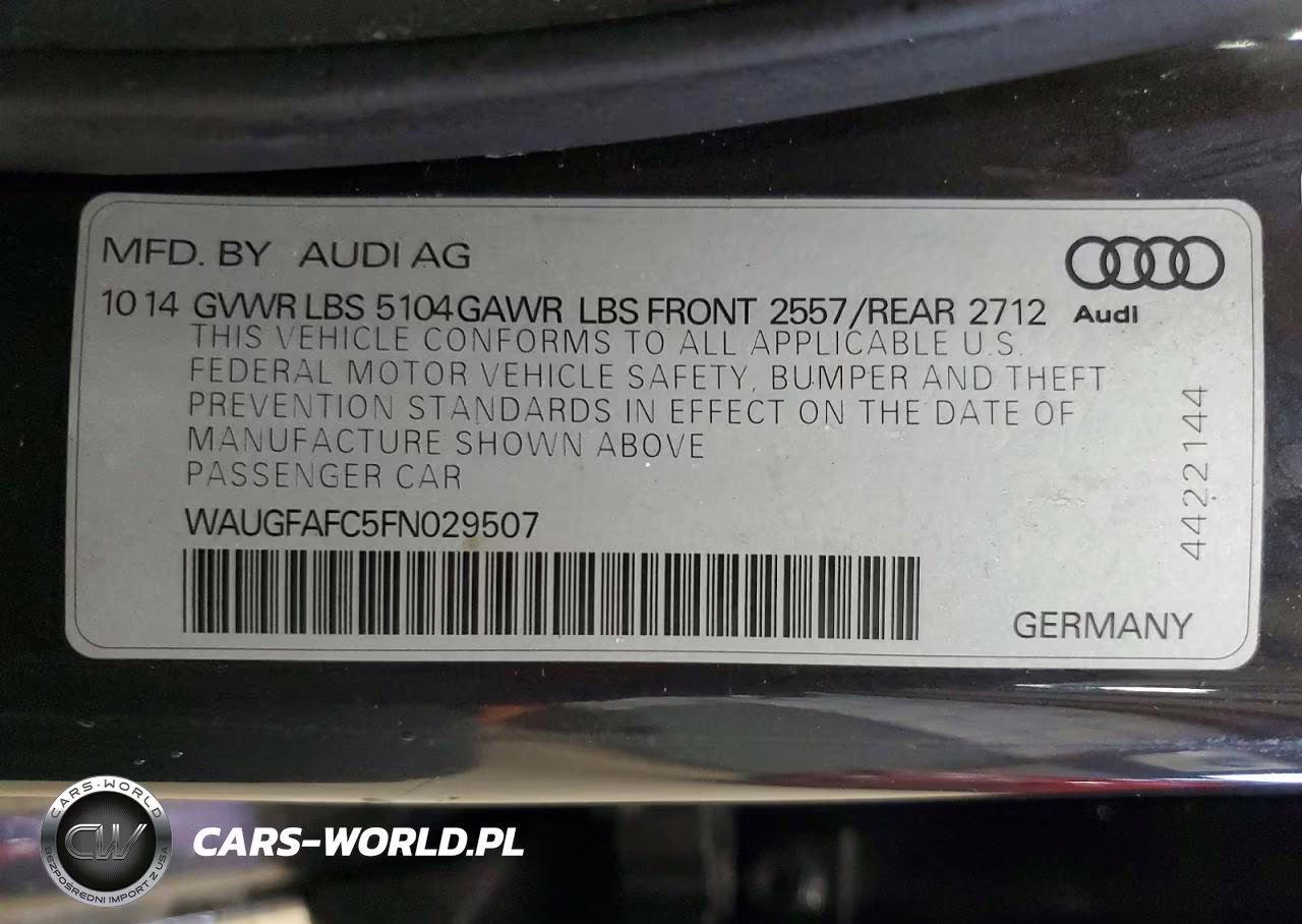 2015 Audi A6 Premium Plus VIN:WAUGFAFC5FN029507 - 13