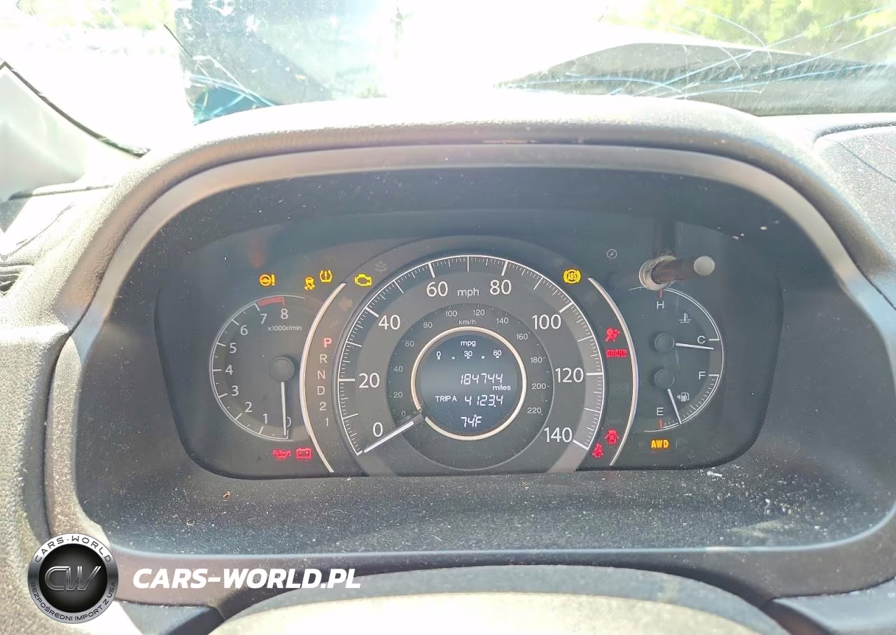 2012 Honda Cr-V Exl VIN:JHLRM4H79CC009094 - 9