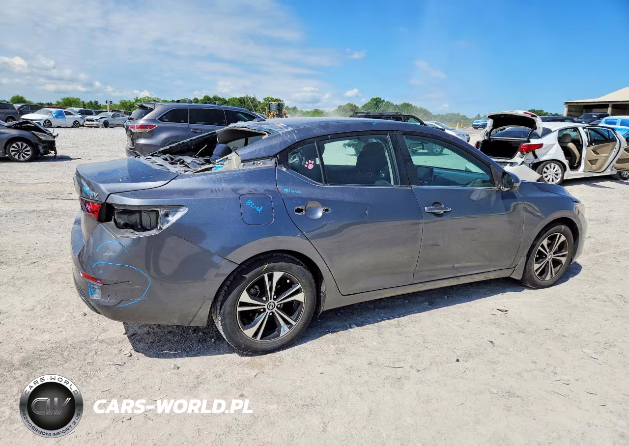 2021 Nissan Sentra Sv VIN:3N1AB8CV6MY239751 - 3