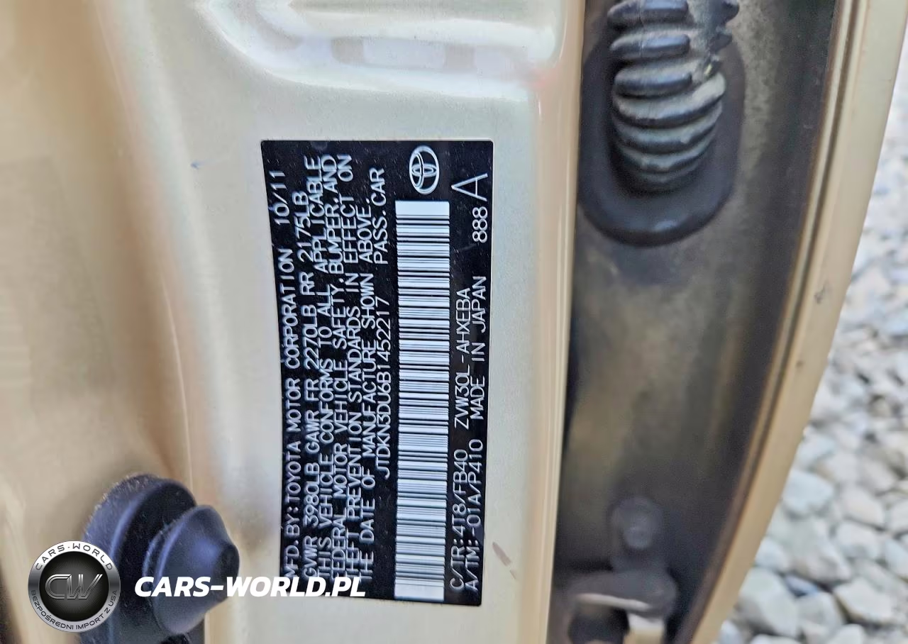2011 Toyota Prius Two VIN:JTDKN3DU6B1452217 - 12