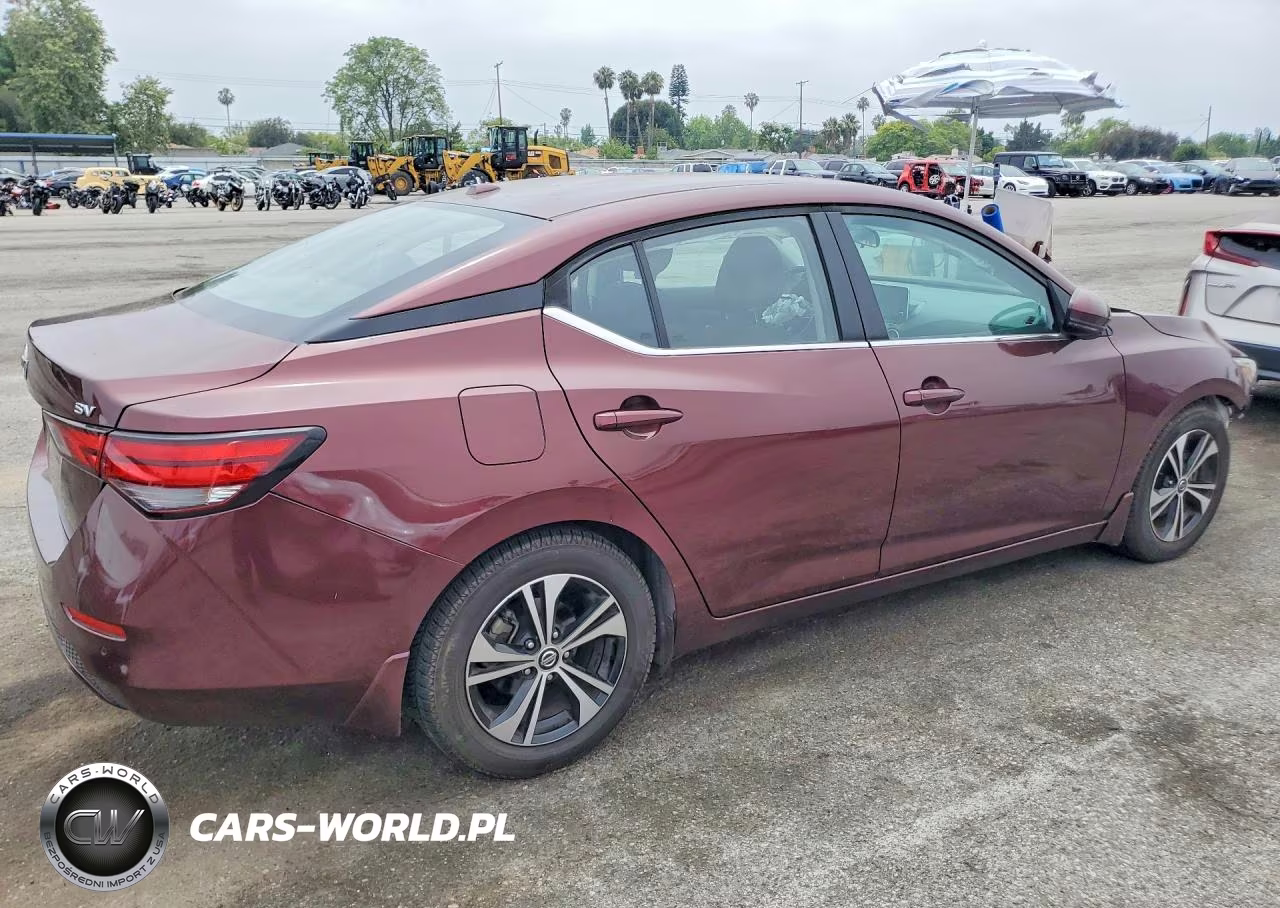 2020 Nissan Sentra Sv VIN:3N1AB8CV9LY229648 - 3