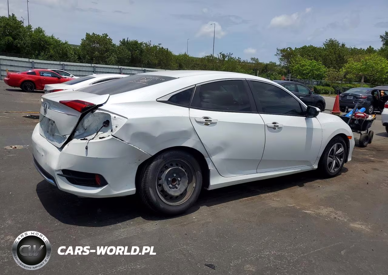 2021 Honda Civic Lx VIN:2HGFC2F69MH550387 - 3