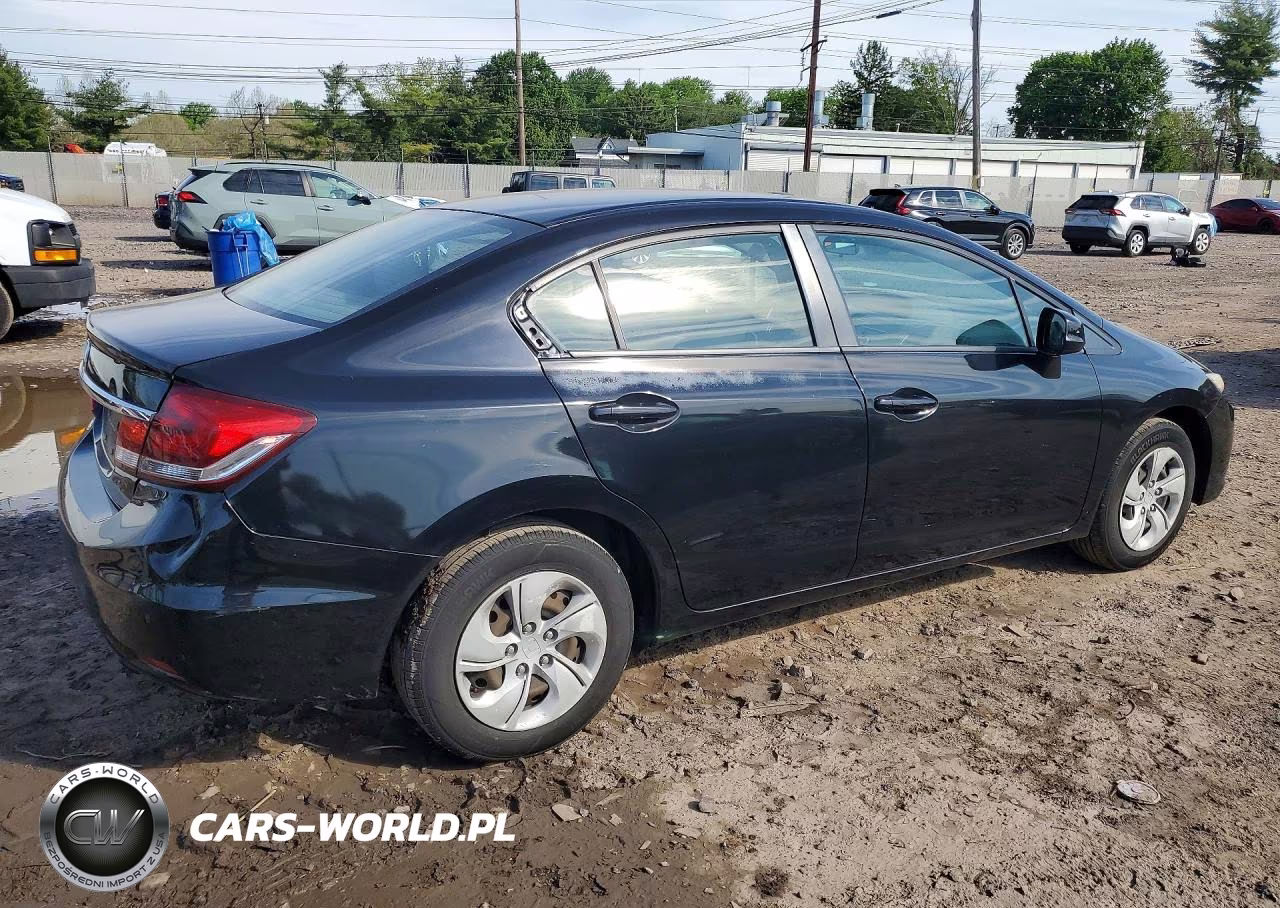 2013 Honda Civic Lx VIN:2HGFB2F59DH531364 - 3