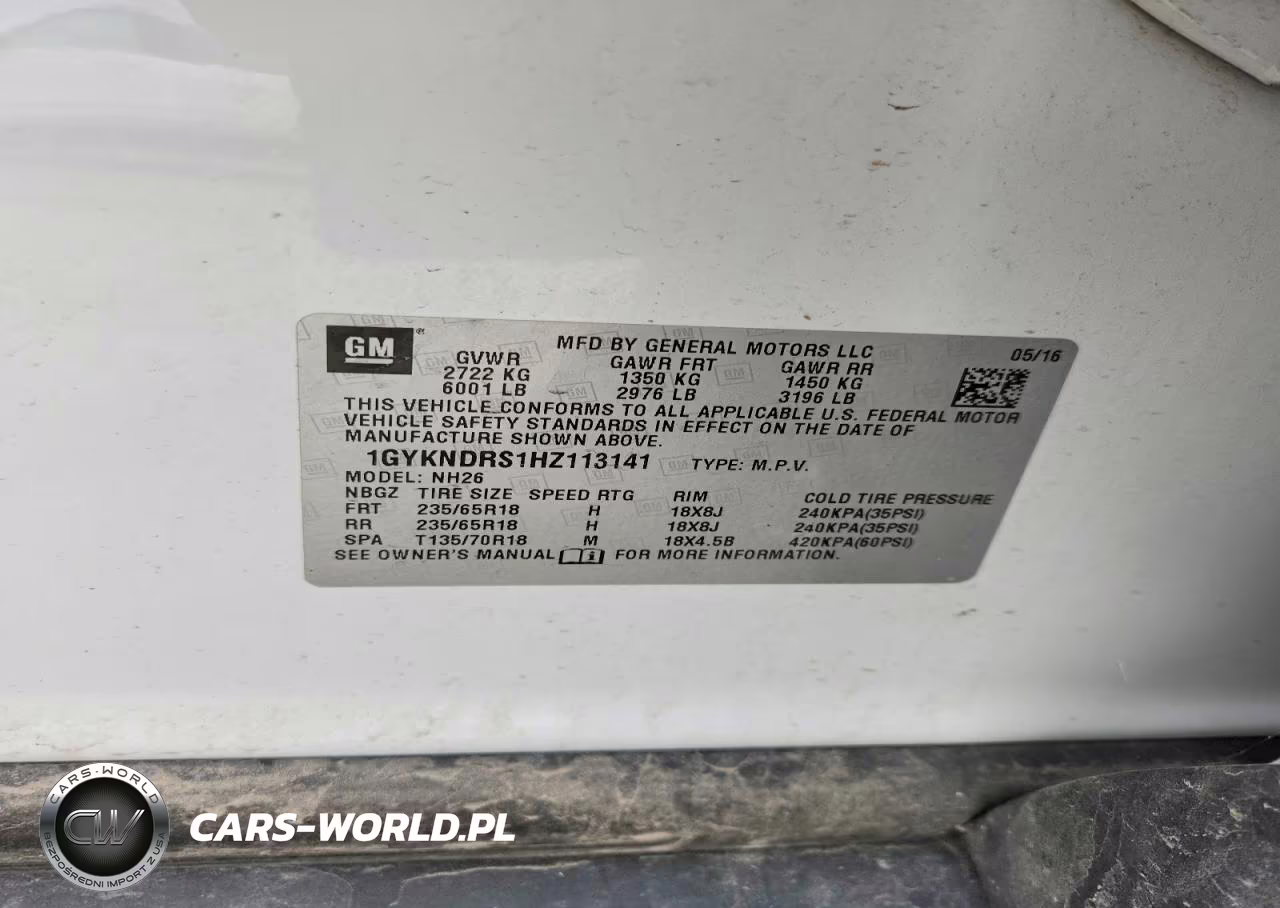 2017 Cadillac Xt5 Luxury VIN:1GYKNDRS1HZ113141 - 13