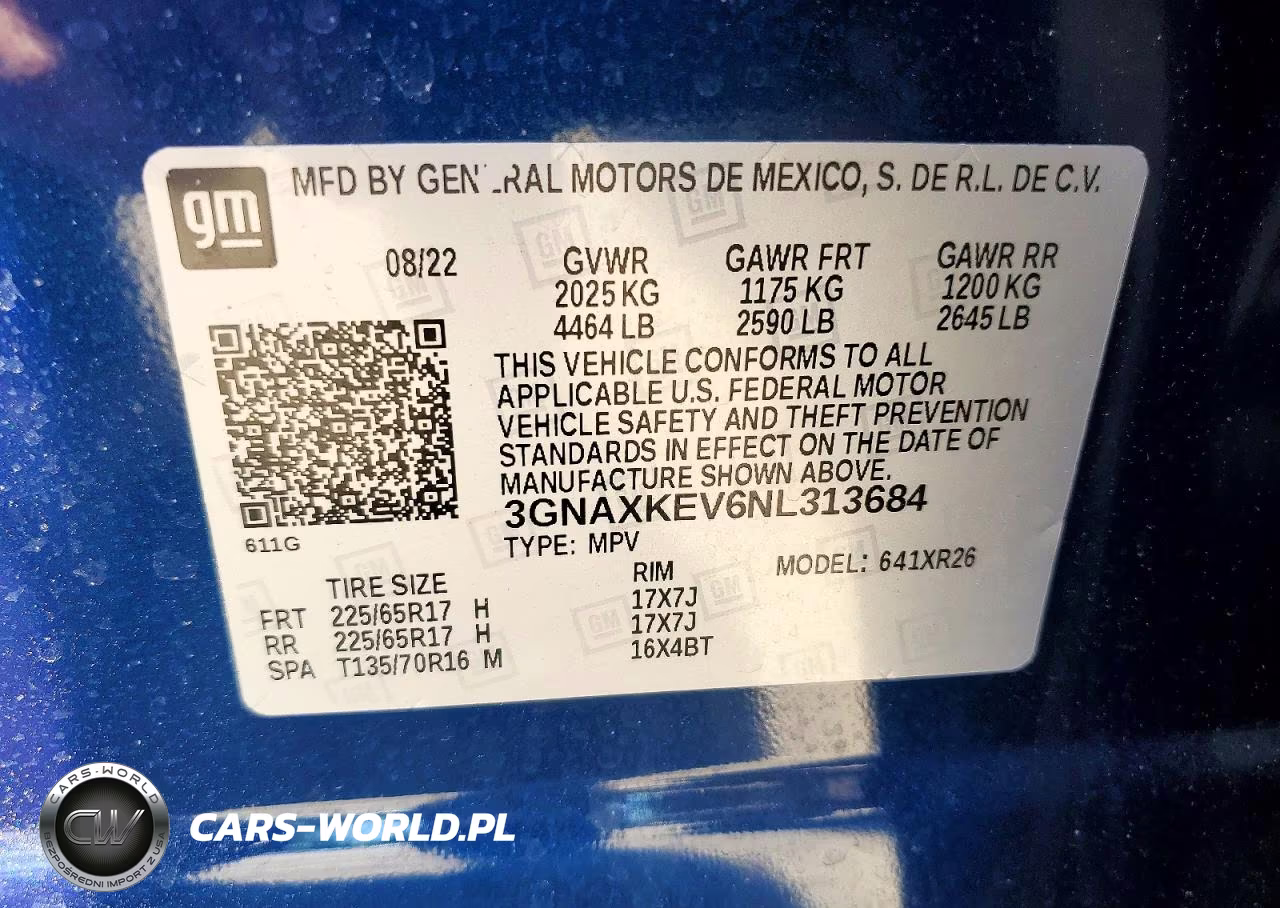 2022 Chevrolet Equinox Lt VIN:3GNAXKEV6NL313684 - 13
